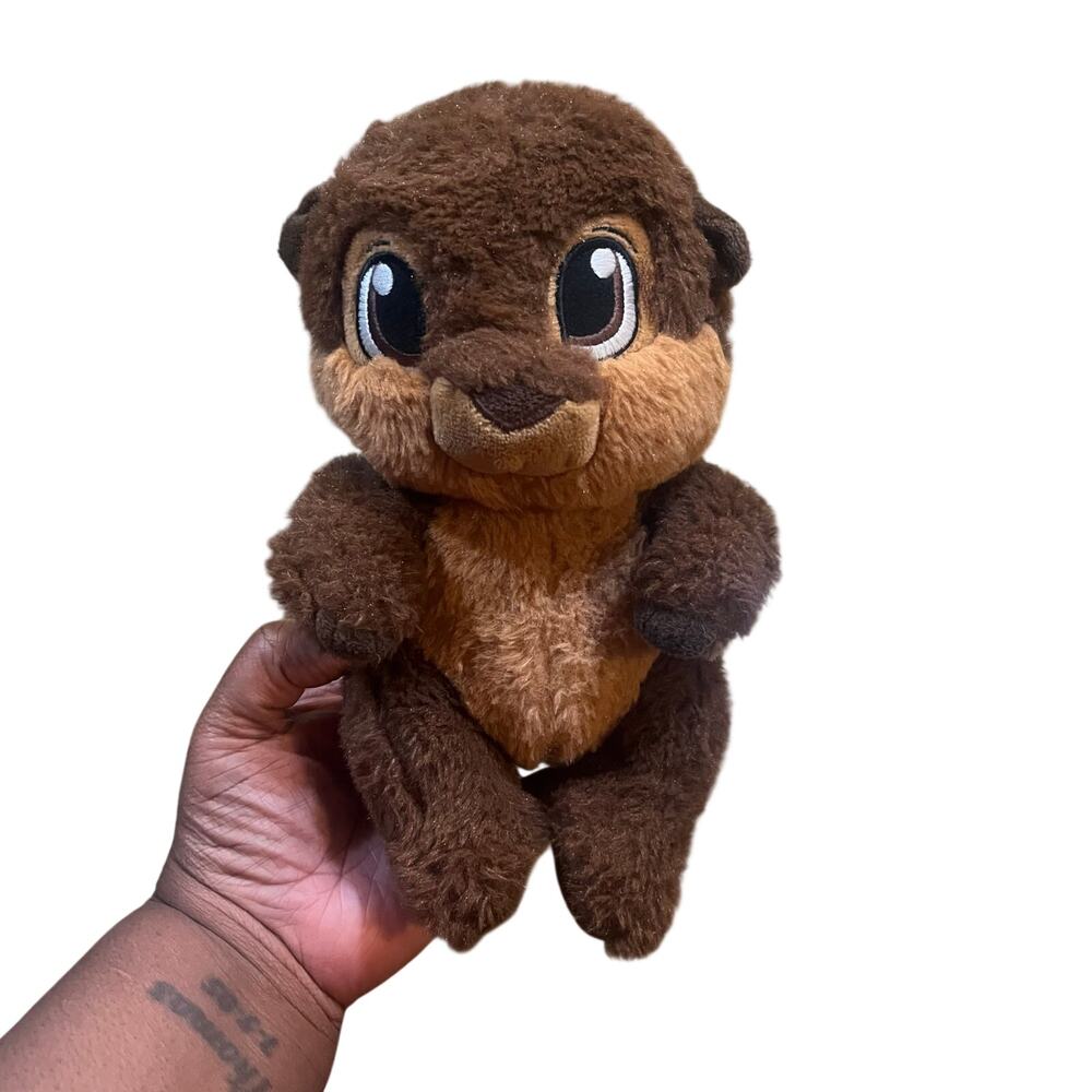 2020 Fiesta Swaddle Babies River Otter Stuffed Animal Plush Brown 9.5in No Sling